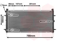 Volkswagen Radiateur Benzine 1.8 / 2.0 91-96 58002114