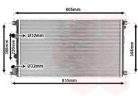 nissan RADIATEUR DIESEL 1.9 CDTi / 2.2 CDTi met AIRCO 43002361