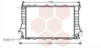 audi Radiateur Benzine 2.6 / 2.8 Mt 03002083