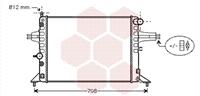 opel RADIATEUR BENZINE 1.4 / 1.6 / 1.8 AT zonder AIRCO 37002256