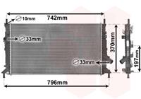 ford Radiateur Benzine 1.4 / 1.6 18002369