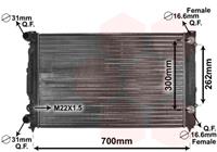 vanwezel Kühler, Motorkühlung Van Wezel 03002122