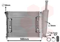 vanwezel Radiateur VAN WEZEL, u.a. für Fiat, Ford