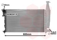 citroen RADIATEUR BENZINE tot98 1,4/1,6/1,8