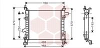 ford Radiateur Benzine 1.0 / 1.3 Mt 02+