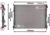 renault RADIATEUR TWINGO2 12i/15DCi met AIRCO 07- 43002375