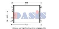Kondensator, Klimaanlage | AKS Dasis (182018N)