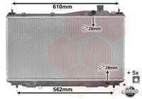 honda RADIATEUR CIVIC COUPE 17i MT 01-