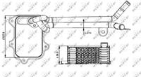 NRF Ölkühler 31261 Ölkühler, Motoröl VW,SKODA,SEAT,GOLF V 1K1,TOURAN 1T1, 1T2,GOLF VI 5K1,PASSAT Variant 3C5,GOLF PLUS 5M1, 521,PASSAT 3C2,POLO 6R, 6C