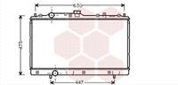 mitsubishi RADIATEUR BENZINE 1,3/1,6 -AUTO +/zonder AIRCO 32002113