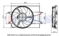 Lüfter, Motorkühlung | AKS Dasis (098103N)