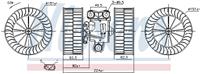 mercedes Kachelventilator 87340