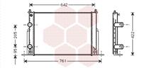 fiat RADIATEUR BENZINE 1,6 1,8 2,4 met AIRCO 17002244