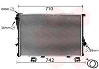 vanwezel VAN WEZEL Wasserkühler 06002233 Kühler,Motorkühler BMW,5 E39,5 Touring E39,7 E38