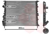 dacia Radiateur Benzine 1.2 16v / 1.4 16v 43002197