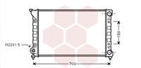 Volkswagen RADIATEUR BENZINE 1800 16V +/-AUTO zonder AIRCO