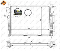 mercedes Radiateur 58366