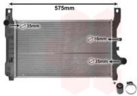 ford RADIATEUR BENZINE 1.4 CVH MT zonder AIRCO
