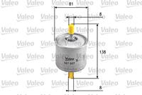 Kraftstofffilter | Valeo (587007)