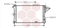 opel RADIATEUR BENZINE 1.6 / 1.8 / 2.0 MT zonder AIRCO 37002119