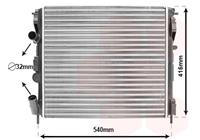 dacia RADIATEUR DIESEL 1.5 DCi 48Kw met AIRCO 43002270