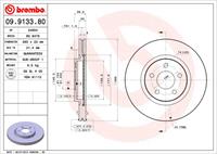Bremsscheibe 'COATED DISC LINE' | BREMBO (09.9133.81)