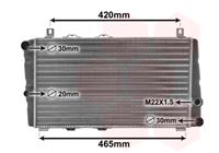 vanwezel VAN WEZEL Wasserkühler 76002002 Kühler,Motorkühler SKODA,FELICIA I 6U1,FELICIA I Kombi 6U5,FAVORIT 781,FAVORIT Forman 785,FAVORIT Pick-up 787,130