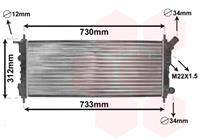 opel RADIATEUR BENZINE 1.0 / 1.2 met AIRCO 37002263