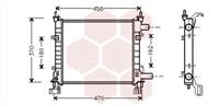 ford RADIATEUR BENZINE 1.0 / 1.3 MT met AIRCO -02 18002260