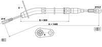 mercedes Handremkabel 24372704072