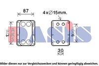 Ölkühler, Motoröl | AKS Dasis (186014N)