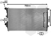 vanwezel Radiateur VAN WEZEL, u.a. für Audi, VW, Seat, Skoda