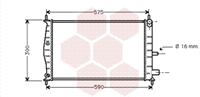 ford RADIATEUR BENZINE 1.3i 8v zonder AIRCO 18002218