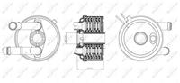 Ölkühler, Motoröl NRF 31187