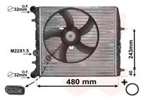 vanwezel Radiateur VAN WEZEL, u.a. für Skoda, Seat, VW