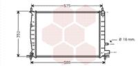 ford RADIATEUR BENZINE 1.3i 8v met AIRCO 18002220
