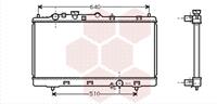 mazda RADIATEUR BENZINE 1.3i /1.5i /1.8i MT -00