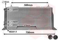 audi RADIATEUR DIESEL 2/87+ -AUTO zonder AIRCO 03002026