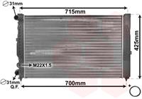 audi RADIATEUR BENZINE 1.6 / 1.8 03002105