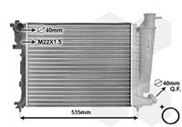 citroen Radiateur 9/98+ 14 18 -auto -a.c.