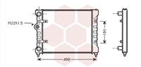 seat RADIATEUR DIESEL 1.7 SDi MT zonder AIRCO 49002022