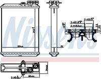 NISSENS Wärmetauscher 707102 Plattenwärmetauscher,Heizungskühler VOLVO,V70 II SW,XC90 I,S60 I,S80 I TS, XY,XC70 CROSS COUNTRY