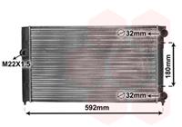 volkswagen RADIATEUR BENZINE 1.8 MT zonder AIRCO