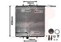 peugeot Radiateur Benzine 1.1 /1.4 /1.6 Tot 2002