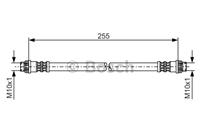 BOSCH Bremsschläuche 1 987 476 178 Bremsschlauch RENAULT,PEUGEOT,CITROËN,19 II B/C53_,19 II Cabriolet D53_, 853_,19 I B/C53_,19 II Chamade L53_