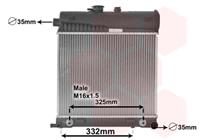 mercedes RADIATEUR BENZINE 2.0 zonder AIRCO -00