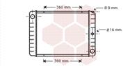 volvo RADIATEUR BENZINE 10/84+ -AUTO niet voor Turbo