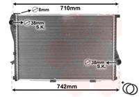 bmw RADIATEUR BENZINE 740 AT 06002235