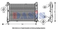 aksdasis Radiateur AKS DASIS, u.a. für Mercedes-Benz