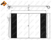 bmw Condensor, airconditioning 35537